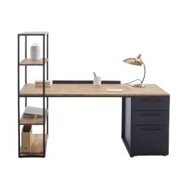 Bureau avec socle métallique inoxydable - BU3