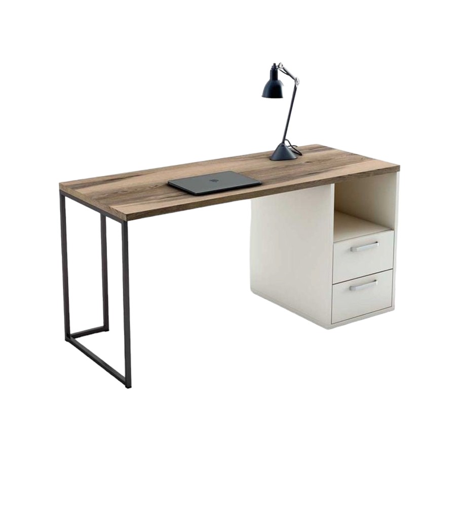 Bureau avec socle métallique inoxydable - BU4