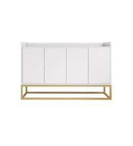 Bahut 4 Portes avec socle métallique inoxydable