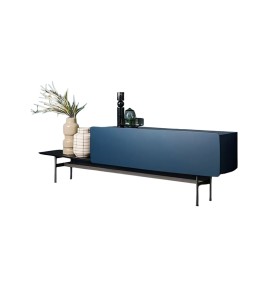 Bahut simple avec socle métallique inoxydable