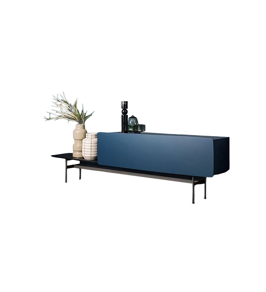 Bahut simple avec socle métallique inoxydable