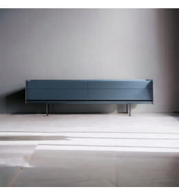 Bahut simple avec socle métallique inoxydable