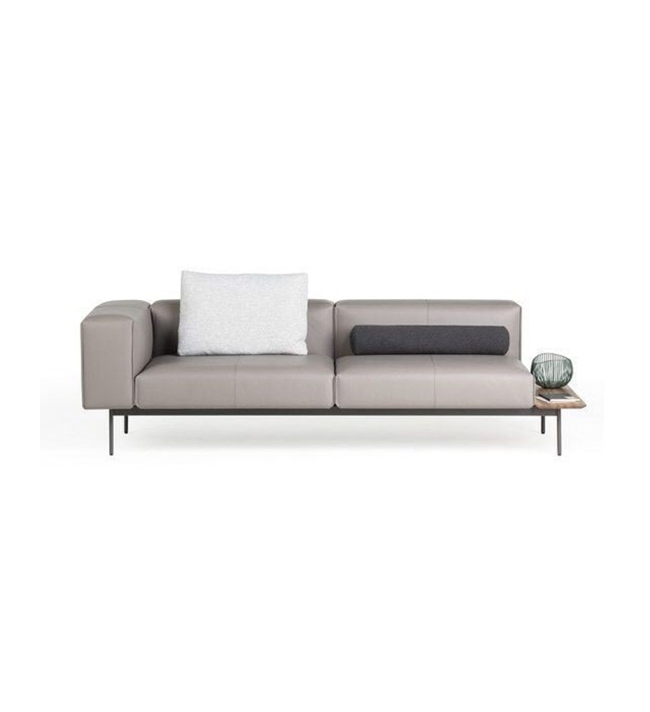 Banquette 2 Places avec socle métallique inoxydable