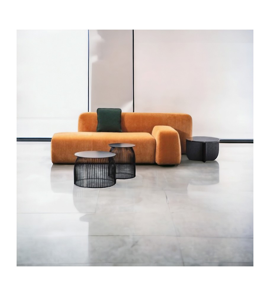 Banquette simple avec Carcasse en bois rouge